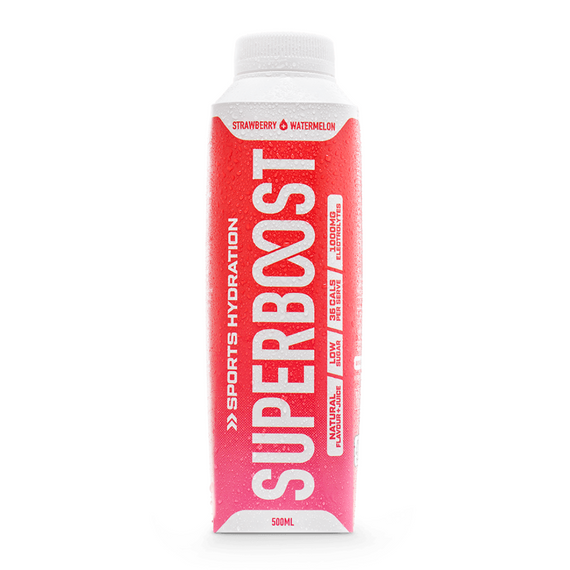 Superboost Drink 500ml Strawberry Watermelon - 12 Pack